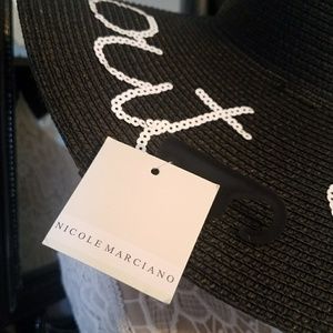 Nicole Marciano Accessories - NWT Nicole Marciano OUT OF OFFICE Wide Brimmed Hat Nicole Marciano Accessories - NWT Nicole Marciano OUT OF OFFICE Wide Brimmed Hat
